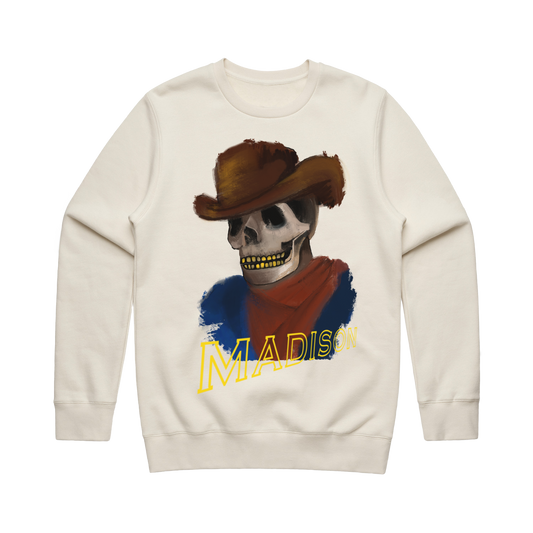 DEAD HOMBRE CREWNECK (BONE)